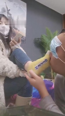 【南倾】脏臭棉袜脚捂脸窒息 bf9733_HD绳艺资源