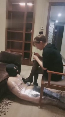 图片[2]_【采淇】木乃伊绳艺技巧黑丝深喉+虐乳 bf5565_HD绳艺资源