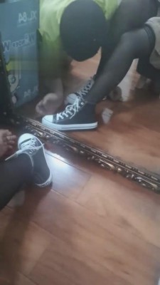 【黑丝sama】高帮帆布鞋踩踏踢打 bf2007_HD绳艺资源