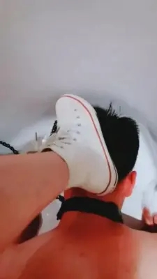 图片[2]_【心竹小殿下】脏帆布鞋全体重踩踏 G-210707-26_HD绳艺资源