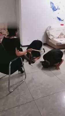 【燃一】超美黑丝高跟调双奴 G-210710-14_HD绳艺资源