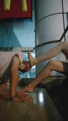 图片[2]_【梵高】麦当劳门前当模特的狗 G-210715-19_HD绳艺资源