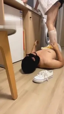 图片[3]_【云云酱】帆布鞋白丝全体重踩踏（2） G-210717-46_HD绳艺资源