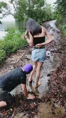 【高难度挑战美学】精彩-雨天户外羞辱前男友 G-210720-17_HD绳艺资源