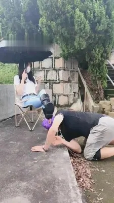 图片[4]_【高难度挑战美学】户外长靴骑马/高难度挑战踢裆/踩踏 G-210730-30_HD绳艺资源