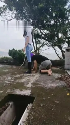 图片[7]_【高难度挑战美学】户外长靴骑马/高难度挑战踢裆/踩踏 G-210730-30_HD绳艺资源