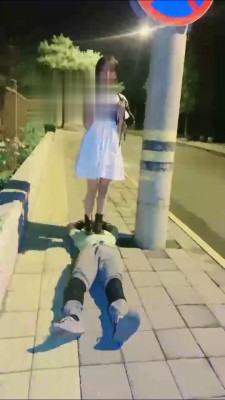 图片[12]_【美离子】超精彩-深夜户外遛狗_HD绳艺资源