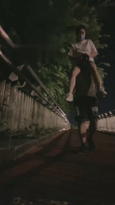 【鹿梦兮】夜跑户外气味羞辱狗 bf17099_HD绳艺资源