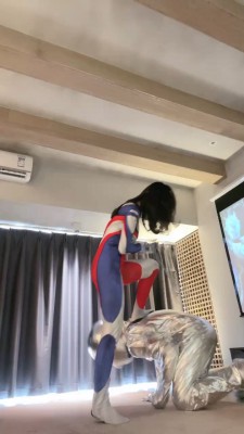 图片[3]_【禾末】cosplay-女超人VS外星人 bf20163_HD绳艺资源