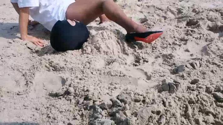 图片[3]_【妲己】沙滩活埋狗奴 bf20308_HD绳艺资源