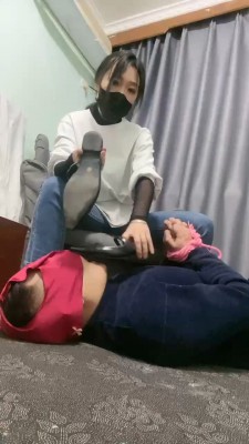 【巍一】强迫脚垫闻臭鞋臭脚臭棉袜 bf20399_HD绳艺资源