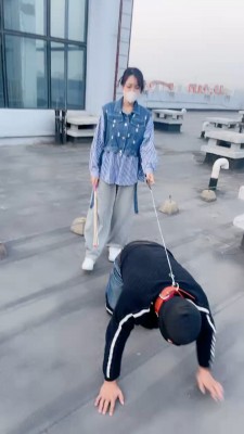 图片[3]_【辣妈S】运动女神阳台遛狗 bf20581_HD绳艺资源