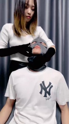 【狗哥】黑手套掐窒息 bf20592_HD绳艺资源