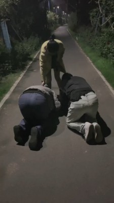 【暖暖】御姐野外溜双狗 bf20422_HD绳艺资源