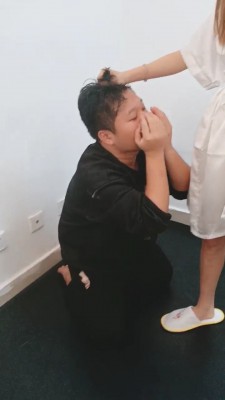 【美娜格格】内裤套头恋足诱惑调【双视角版】 bf23921_HD绳艺资源