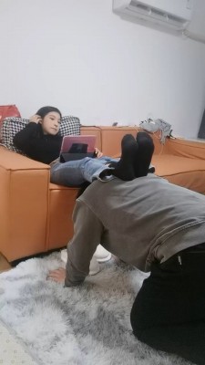 【海绵大大】黑棉袜裸足踩脚垫 bf24502_HD绳艺资源