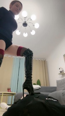 图片[4]_【沐阳】御姐过膝皮靴踢裆训练贱狗 bf25371_HD绳艺资源