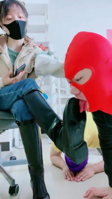 图片[5]_【美离子】驯化双狗保养皮靴当坐垫/踩踏虐乳 bf25247_HD绳艺资源