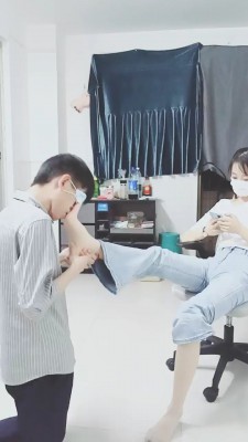 图片[5]_【美娜格格】帆布鞋白袜裸足欺负小奶狗 bf25548_HD绳艺资源