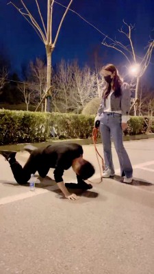 图片[5]_【语阳】小白鞋女神-超强户外骑马/骑脖子/重度耳光/狗链遛狗 bf25517_HD绳艺资源