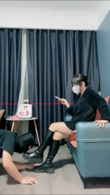 【小乔S】长靴原味白袜辱狗/高跟踩 bf25779_HD绳艺资源