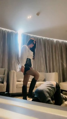 【晨颜】骑士靴重度提档/踩踏 bf25655_HD绳艺资源