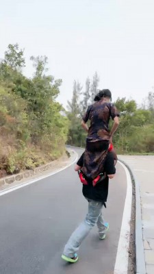 图片[2]_【高难度挑战美学】户外-骑马骑脖子训练专场 bf25652_HD绳艺资源