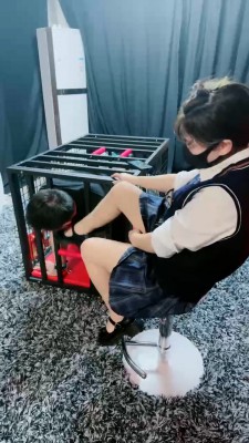 【馨妍】关狗笼内裤塞嘴套头艺术闻鞋 bf26069_HD绳艺资源