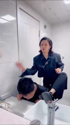 图片[2]_【潘妮绳艺导师】人体鞋刷面试家奴 bf26031_HD绳艺资源