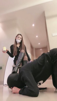 【cici】车模黑丝长腿-圈养犬喂食实录 bf26715_HD绳艺资源