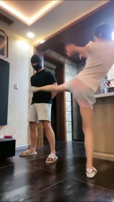 图片[2]_【K蛋】跆拳道女神高难度挑战踢打  JS23040304_HD绳艺资源