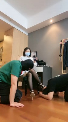 【Q月】黑丝高跟诱惑-sp打手心/脚插嘴/踩踏虐乳 bf27459_HD绳艺资源