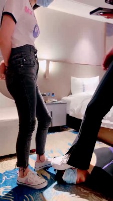 【丹祖宗】闺蜜入圈第四弹-帆布鞋白袜/吃白袜【三视角版】bf27436_HD绳艺资源