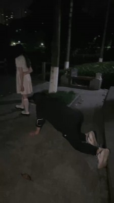 【绝美双S】姐妹花户外遛狗-绳艺技巧树上各种羞辱 bf27478_HD绳艺资源