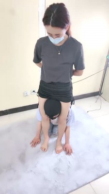 【语阳】跆拳道女神超强裸足腿绞窒息/手掐窒息 bf27965_HD绳艺资源