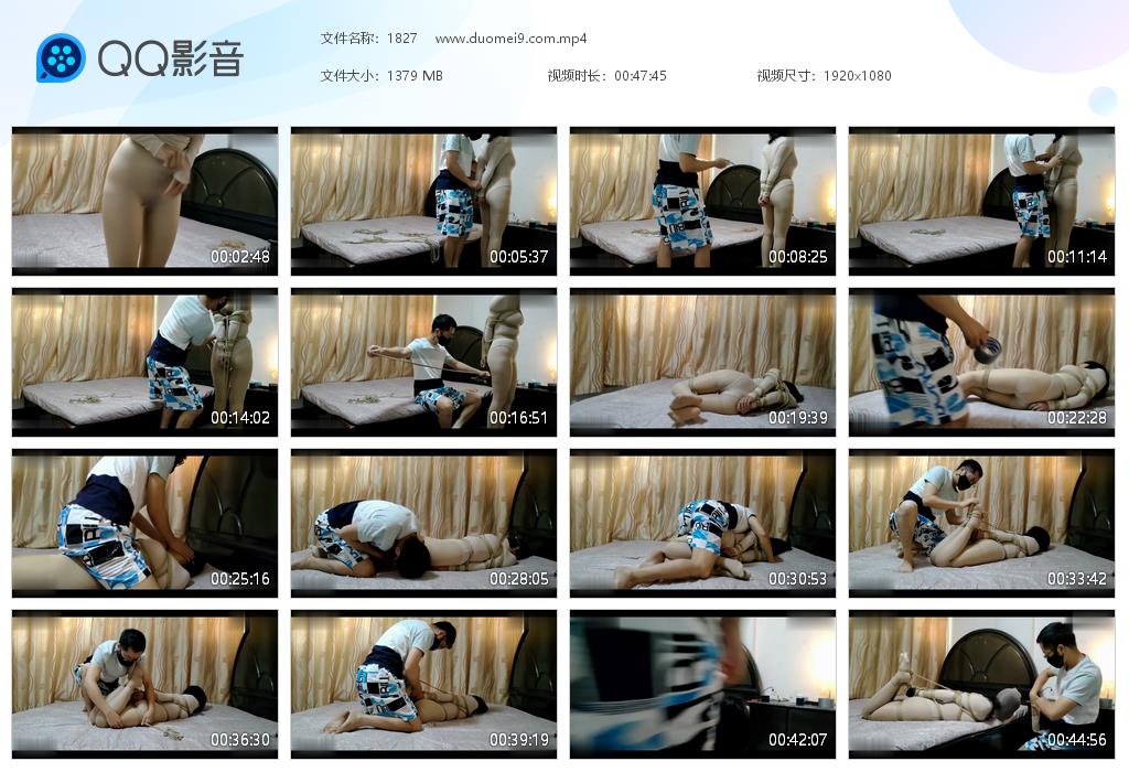 【浅浅原创】麻绳丝袜堵嘴套头驷马_HD绳艺资源