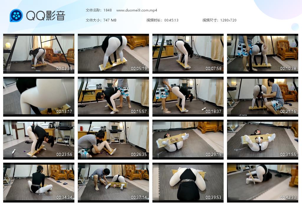 【浅浅原创】手脚木枷锁玩的很过瘾上_HD绳艺资源