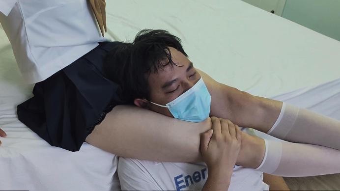 图片[7]_【婉儿原创】计时绞，13秒快速昏死！场面失控！双视角 真实腿绞昏厥挑战_HD绳艺资源