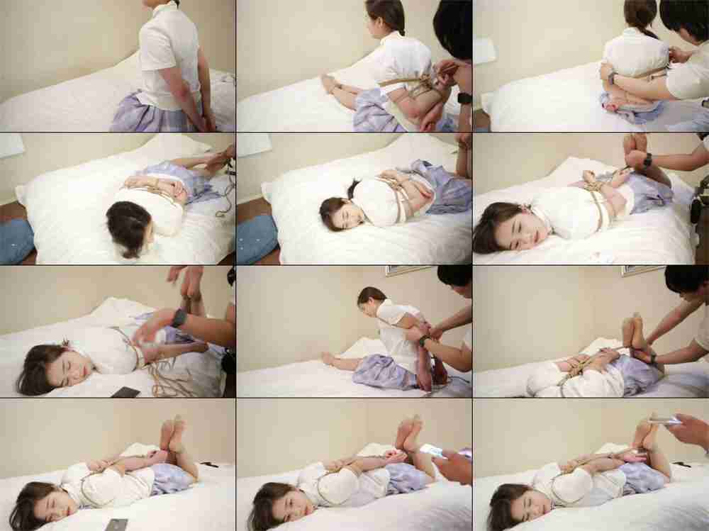 【长颜草】舞蹈生超紧日式驷马和超紧直臂驷马放置_HD绳艺资源