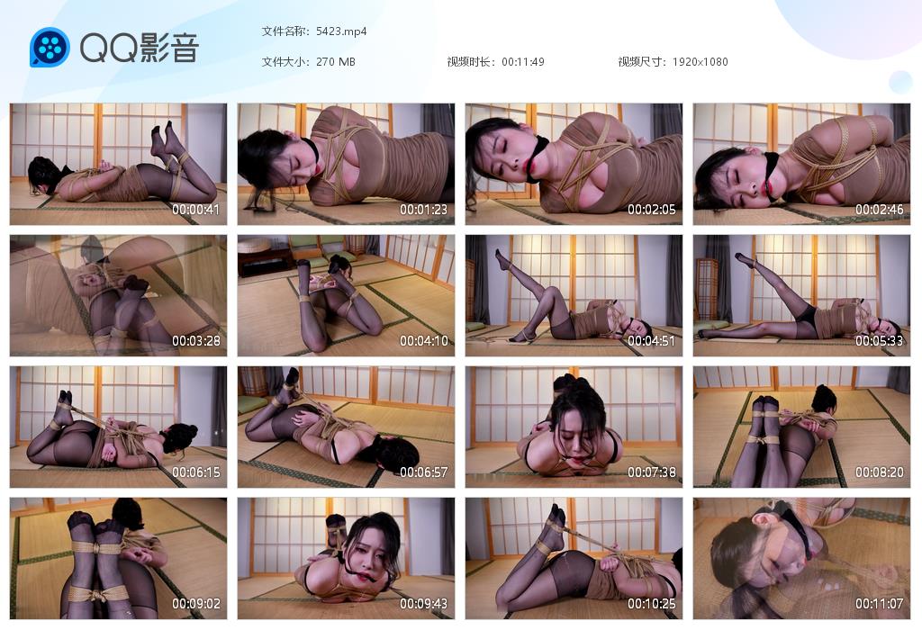 【丽柜美束】紧缚丰胸下_HD绳艺资源