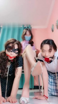 图片[7]_【茹雪】双母畜-艺术装置塞嘴/舔脏鞋裸足/学狗爬行_HD绳艺资源