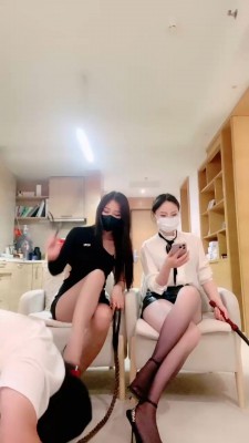 【茹雪】双S-美甲店素人调-洗脚水圣水泡面【双视角版】_HD绳艺资源