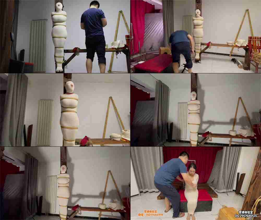 【路由原创】绷带包裹艺术装置 [夸克]_HD绳艺资源