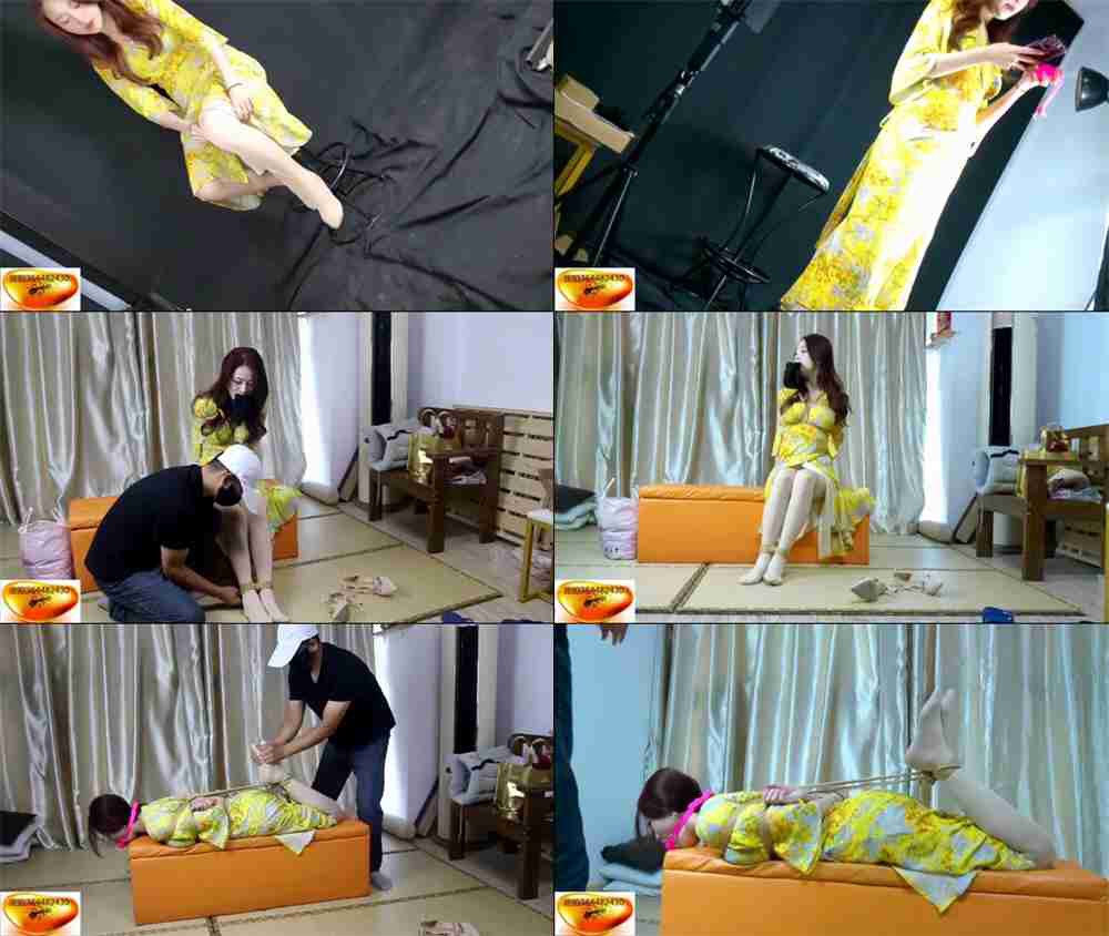 【绳舞飞扬】楠楠 直播危机之快递里的大号艺术装置_HD绳艺资源