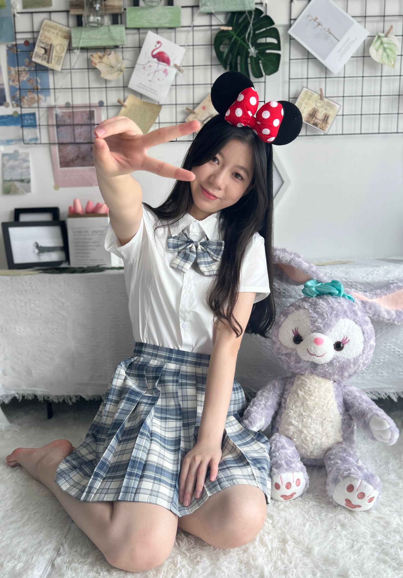 [觅芙少女]NO.003 风中摇曳的JK制服与18岁的青春一起绽放_HD绳艺资源