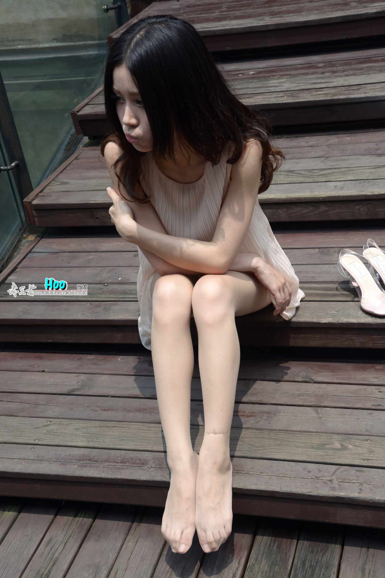 [赤足者]No.010 Vivian脚尖透明肉丝_HD绳艺资源