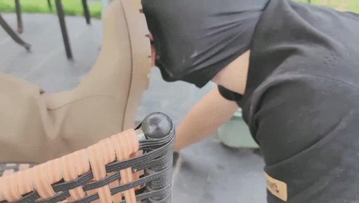 【沅芷大人】双S圈养犬化-舔超脏皮鞋/长靴【续集】【双视角版】_HD绳艺资源