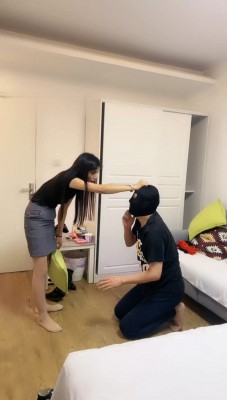 【安琪】起床气对圈养奴撒_HD绳艺资源