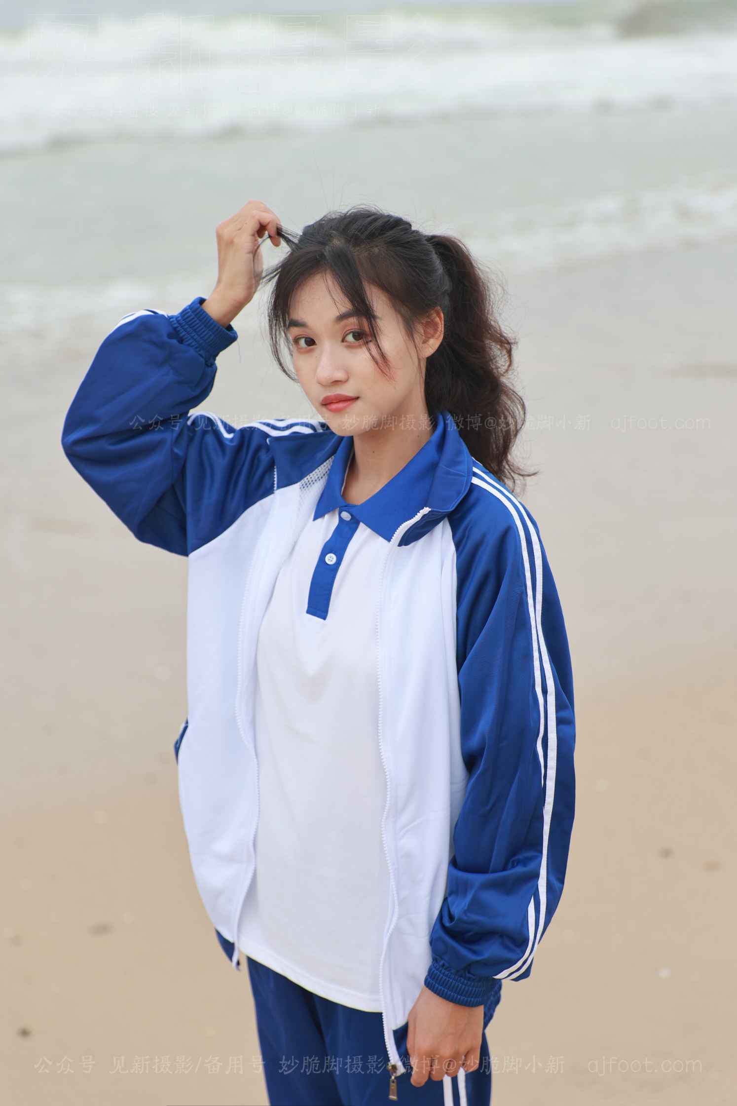 [见新摄影]NO.024-大二网红少女校园风｜深圳 西涌海岸_HD绳艺资源