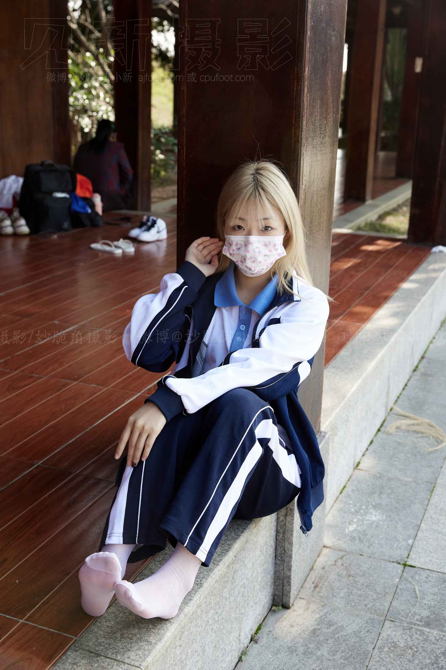 [见新摄影]NO.036 黄头发甜美甜美小姐姐 – 最后合作_HD绳艺资源